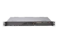 Supermicro SC512 L-200B - Montowany w stojaku 1U - ATX 200 wat - czarny - USB