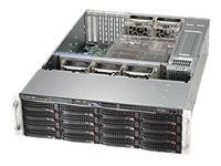 Supermicro SC836 BE1C-R1K23B - Montowany w stojaku 3U - wzbogacone rozszerzone ATX - SATA/SAS - wymiana podczas pracy 1200 wat -