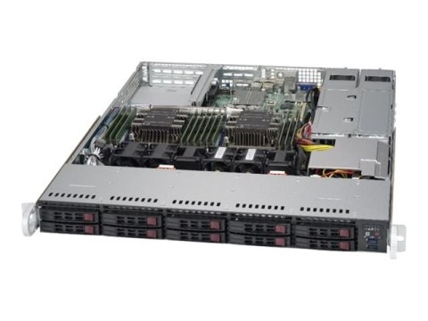 Supermicro SuperServer 1029P-WTRT - Serwer - montowany w stojaku 1U - podwójny - bez CPU - RAM 0 GB - SATA/PCI Express - wymiana