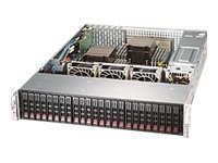 Supermicro SuperStorage Server 2029P-E1CR24L - Serwer - montowany w stojaku 2U - podwójny - bez CPU - RAM 0 GB - SAS - wymiana p