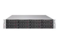 Supermicro SuperStorage Server 6029P-E1CR16T - Serwer - montowany w stojaku 2U - podwójny - bez CPU - RAM 0 GB - SAS - wymiana p