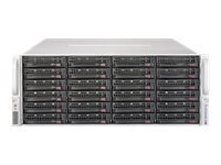 Supermicro SuperStorage Server 6049P-E1CR36H - Serwer - montowany w stojaku 4U - podwójny - bez CPU - RAM 0 GB - SAS - wymiana p