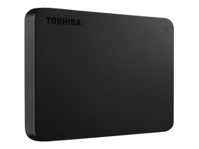 Toshiba Canvio Basics - Dysk twardy - 1 TB - zewnętrzny (przenośne) - USB 3.0 - czarny