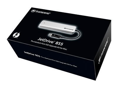 Transcend JetDrive 855 - SSD - 480 GB - zewnętrzny (przenośne) - NVMe - Thunderbolt