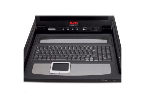 APC LCD Console - Konsola KVM - 17" - do montowania w stojaku - 1280 x 1024 @ 75 Hz - czarny - 1U - dla P/N: SMX1000CUS, SMX1500