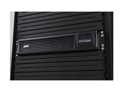 APC Smart-UPS 750VA LCD RM - UPS (montowany w stojaku) - AC 230 V - 500 wat - 750 VA - Ethernet, RS-232, USB - złącza wyjściowe: