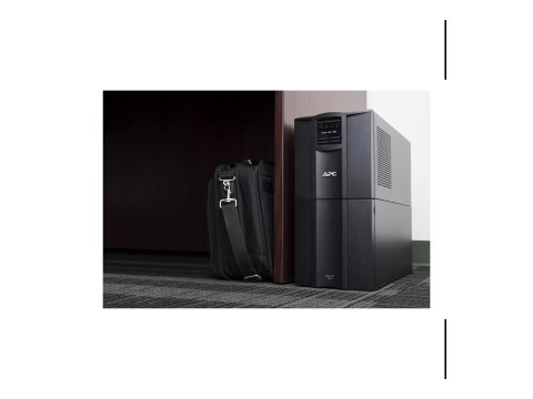 APC Smart-UPS SMT3000IC - UPS - AC 220/230/240 V - 2700 wat - 3000 VA - RS-232, USB - złącza wyjściowe: 9 - czarny - z APC Smart