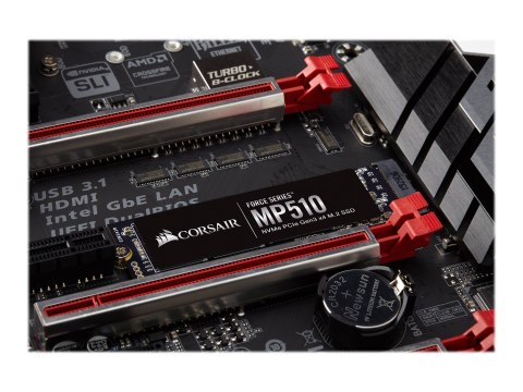 CORSAIR Force Series MP510 - SSD - 1920 GB - wewnętrzny - M.2 2280 - PCIe 3.0 x4 (NVMe) - 256 bitów AES