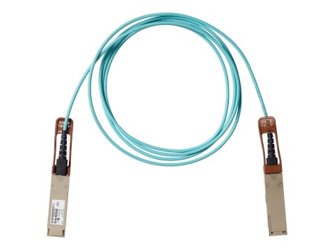 Cisco - Kabel do bezpośredniego podłączania 100GBase - QSFP do QSFP - 3 m - światłowód - aktywny - dla Nexus 93108TC-EX, 93180YC