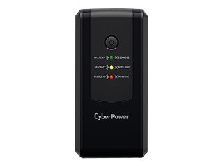 CyberPower UT Series UT650EG - UPS - AC 230 V - 360 wat - 650 VA - złącza wyjściowe: 3 - czarny