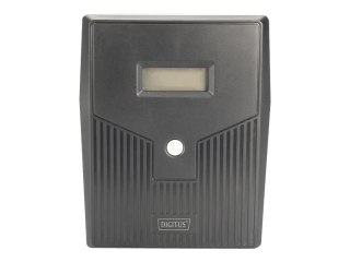 DIGITUS Professional DN-170074 - UPS - AC 230 V - 600 wat - 1000 VA - 7 Ah - USB, RS-232 - złącza wyjściowe: 4