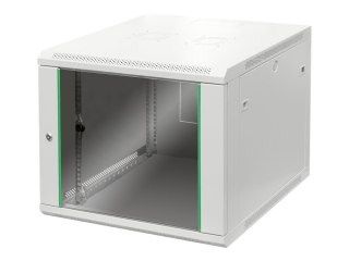 DIGITUS Professional Dynamic Basic Series DN-19 09U-6/6-EC - Szafa - do montażu na ścianie - jasnoszary, RAL 7035 - 9U - 19"