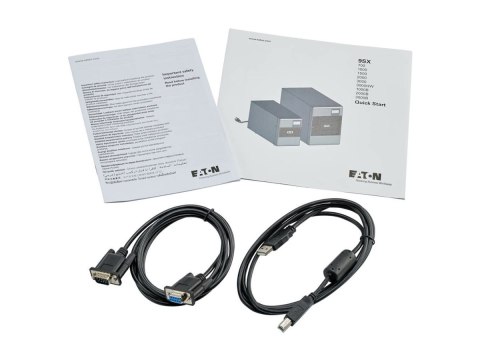 Eaton 9SX 1000VA 900W 120V Online Double-Conversion UPS - 6 NEMA 5-15R Outlets, Cybersecure Network Card Option, Extended Run, T