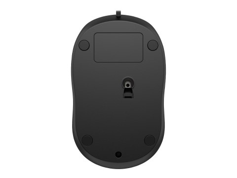 HP 1000 - Mysz - prawo i leworęczna - przewodowa - USB - czarny - dla Pavilion 24, 27, 32, 590, 595, TP01