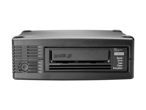 HPE StoreEver LTO-8 Ultrium 30750 - Napęd taśmowy - LTO Ultrium (12 TB / 30 TB) - Ultrium 8 - SAS-2 - zewnętrzny - szyfrowanie