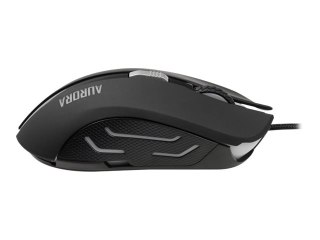 IBOX Aurora A-1 - Mysz - optyczna - 6 przyciski - przewodowa - USB - czarny