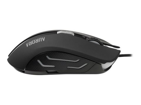IBOX Aurora A-1 - Mysz - optyczna - 6 przyciski - przewodowa - USB - czarny