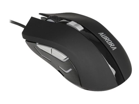 IBOX Aurora A-1 - Mysz - optyczna - 6 przyciski - przewodowa - USB - czarny