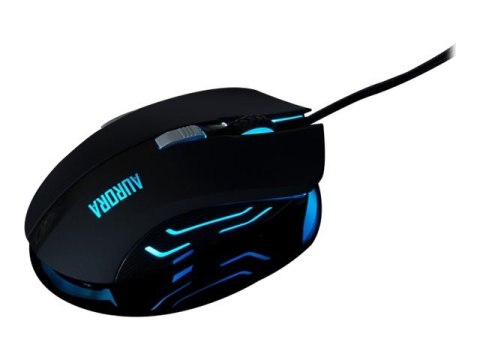 IBOX Aurora A-1 - Mysz - optyczna - 6 przyciski - przewodowa - USB - czarny