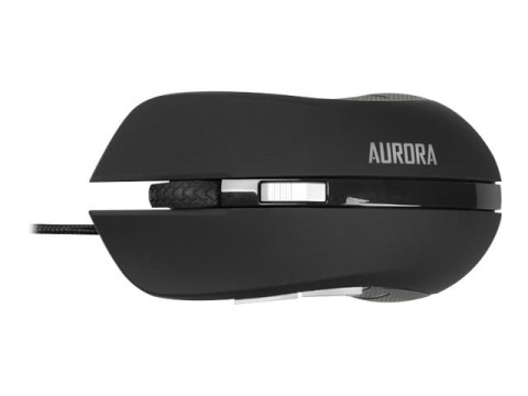 IBOX Aurora A-1 - Mysz - optyczna - 6 przyciski - przewodowa - USB - czarny
