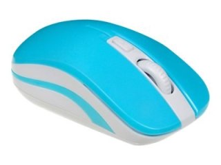 IBOX LORIINI BLUE - Mysz - prawo i leworęczna - optyczna - 3 przyciski - bezprzewodowa - 2.4 GHz - odbiornik bezprzewodowy USB -