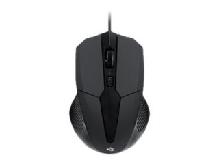 IBOX i005 - Mysz - laser - 3 przyciski - przewodowa - USB - czarny