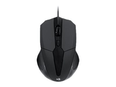 IBOX i005 - Mysz - laser - 3 przyciski - przewodowa - USB - czarny