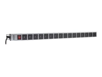 Intellinet Vertical Rackmount 16-Port USB-A Power Distribution Unit (CEE 7/7), With overload protection switch, 2.1 A Max. per P