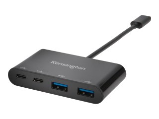 Kensington CH1000 - Koncentrator - 2 x USB 3.1 + 2 x USB-C - stacjonarny