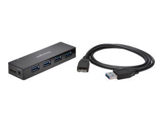 Kensington UH4000C - Koncentrator - 4 x SuperSpeed USB 3.0 - stacjonarny