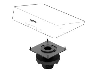 Logitech Tap Table Mount - Zestaw do montażu kontrolera wideokonferencji - dla Room Solution Base Bundle, Huddle, Large; Tap