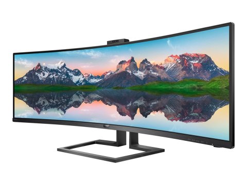 Philips Brilliance P-line 499P9H - Monitor LED - zaokrąglony - 49" (48.8" widoczny) - 5120 x 1440 Dual Quad HD @ 60 Hz - VA - 45