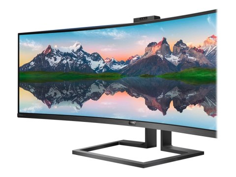 Philips Brilliance P-line 499P9H - Monitor LED - zaokrąglony - 49" (48.8" widoczny) - 5120 x 1440 Dual Quad HD @ 60 Hz - VA - 45