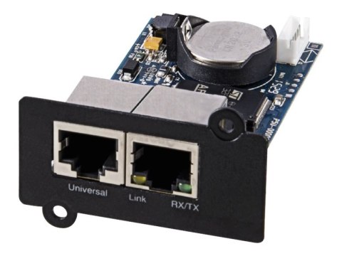 PowerWalker SNMP Card 2 - Adapter zdalnego zarządzania - 100Mb LAN - 100Base-TX - dla PowerWalker VI 1000 RLP, VI 2000 RLP, VI 3