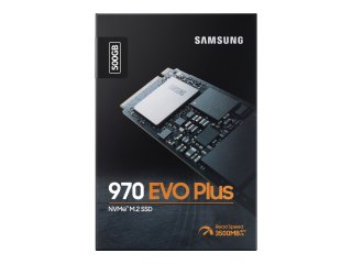 Samsung 970 EVO Plus MZ-V75S500BW - SSD - zaszyfrowany - 500 GB - wewnętrzny - M.2 2280 - PCIe 3.0 x4 (NVMe) - bufor: 512 MB - 2