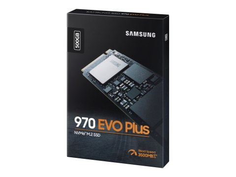 Samsung 970 EVO Plus MZ-V75S500BW - SSD - zaszyfrowany - 500 GB - wewnętrzny - M.2 2280 - PCIe 3.0 x4 (NVMe) - bufor: 512 MB - 2