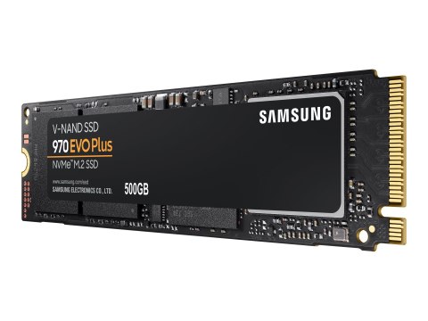 Samsung 970 EVO Plus MZ-V75S500BW - SSD - zaszyfrowany - 500 GB - wewnętrzny - M.2 2280 - PCIe 3.0 x4 (NVMe) - bufor: 512 MB - 2