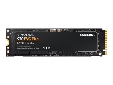 Samsung 970 EVO Plus MZ-V7S1T0BW - SSD - zaszyfrowany - 1 TB - wewnętrzny - M.2 2280 - PCIe 3.0 x4 (NVMe) - bufor: 1 GB - 256 bi