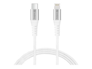 Sandberg - Kabel Lightning - Lightning męski do USB-C męski - 1 m