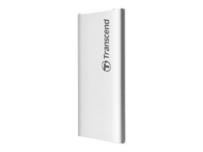 Transcend ESD240C - SSD - 120 GB - zewnętrzny (przenośne) - M.2 - USB 3.1 Gen 2 (USB-C złącze) - srebrny