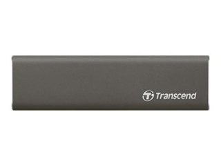 Transcend ESD250C - SSD - 960 GB - zewnętrzny (przenośne) - M.2 - USB 3.1 Gen 2 (USB-C złącze) - kosmiczna szarość