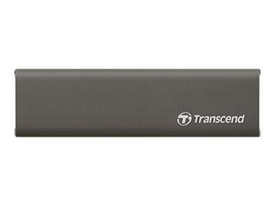 Transcend ESD250C - SSD - 960 GB - zewnętrzny (przenośne) - M.2 - USB 3.1 Gen 2 (USB-C złącze) - kosmiczna szarość