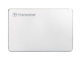 Transcend StoreJet 25C3S - Dysk twardy - 2 TB - zewnętrzny (przenośne) - 2,5" - USB 3.1 Gen 1 (USB-C złącze) - srebrny