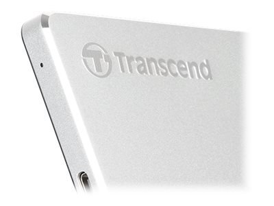 Transcend StoreJet 25C3S - Dysk twardy - 2 TB - zewnętrzny (przenośne) - 2,5" - USB 3.1 Gen 1 (USB-C złącze) - srebrny