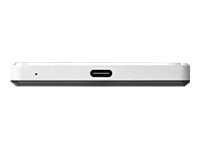 Transcend StoreJet 25C3S - Dysk twardy - 2 TB - zewnętrzny (przenośne) - 2,5" - USB 3.1 Gen 1 (USB-C złącze) - srebrny