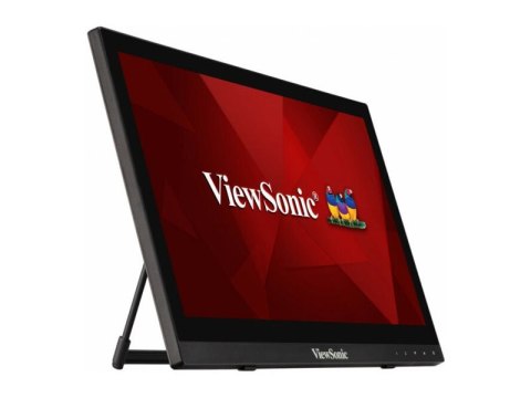 ViewSonic - Monitor LED - 16" (15.6" widoczny) - ekran dotykowy - 1366 x 768 @ 60 Hz - TN - 190 cd/m² - 500:1 - 12 ms - HDMI, VG