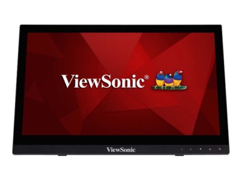 ViewSonic - Monitor LED - 16" (15.6" widoczny) - ekran dotykowy - 1366 x 768 @ 60 Hz - TN - 190 cd/m² - 500:1 - 12 ms - HDMI, VG