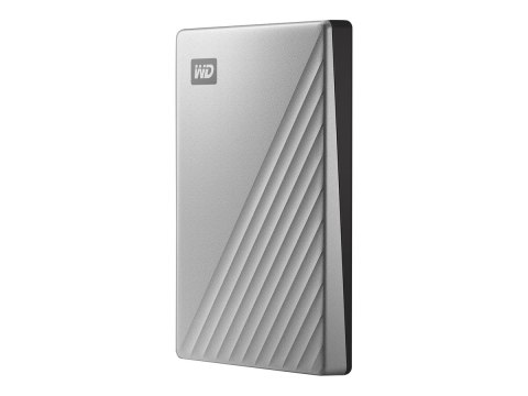 WD My Passport Ultra WDBC3C0020BSL - Dysk twardy - zaszyfrowany - 2 TB - zewnętrzny (przenośne) - USB 3.0 (USB-C złącze) - 256 b