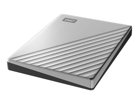 WD My Passport Ultra WDBC3C0020BSL - Dysk twardy - zaszyfrowany - 2 TB - zewnętrzny (przenośne) - USB 3.0 (USB-C złącze) - 256 b