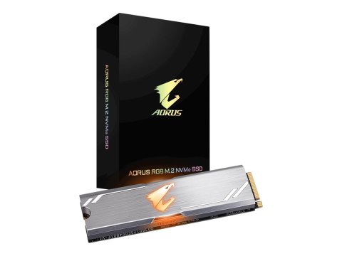 AORUS RGB - SSD - 512 GB - wewnętrzny - M.2 2280 - PCIe 3.0 x4 (NVMe)